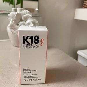 K18 new in box 1.7 oz Leave-In Hair Mask